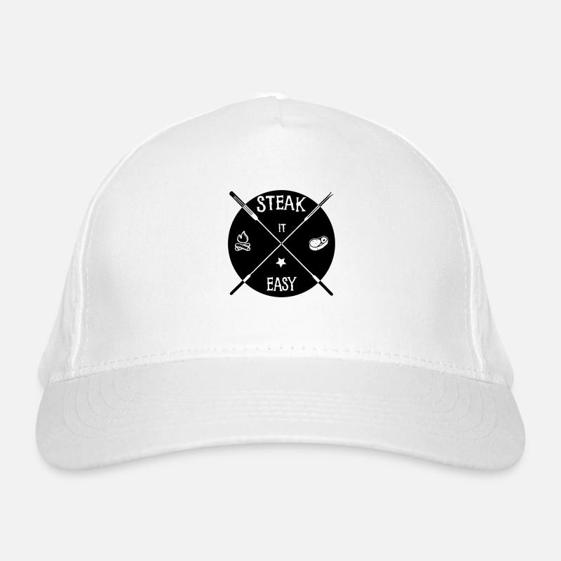 steak it easy_solid Bio-Baseballkappe