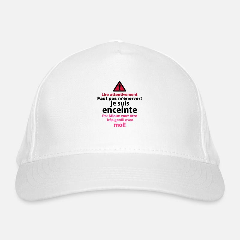 Faut pas m'énerver! Casquette classique bio
