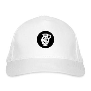 Frankfurter Bembel - Bio-Baseballkappe - Weiß - Vorne