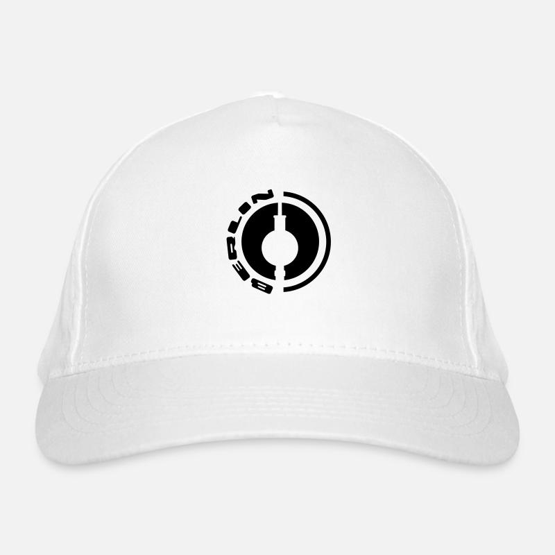 berlin tv tower emblem Organic Baseball Cap