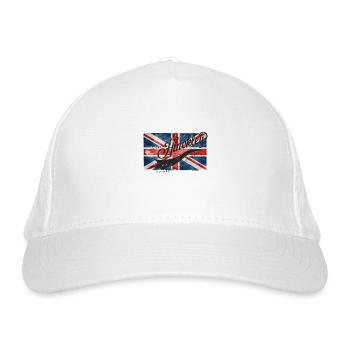Hinkley Union Jack - Bio-Baseballkappe - Weiß - Vorne