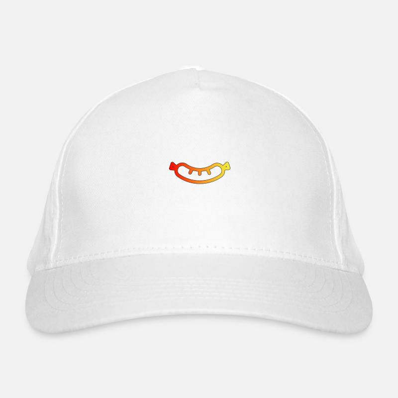 Bratwurst | Rote Wurst Imbiss Frankfurter Geschenk Bio-Baseballkappe
