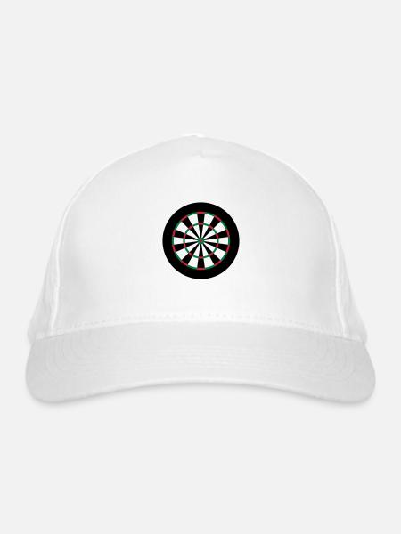 Dart Board - Casquette classique bio - blanc - Devant