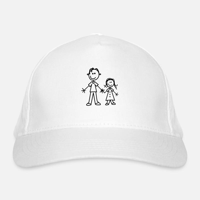 Geschwister Bio-Baseballkappe