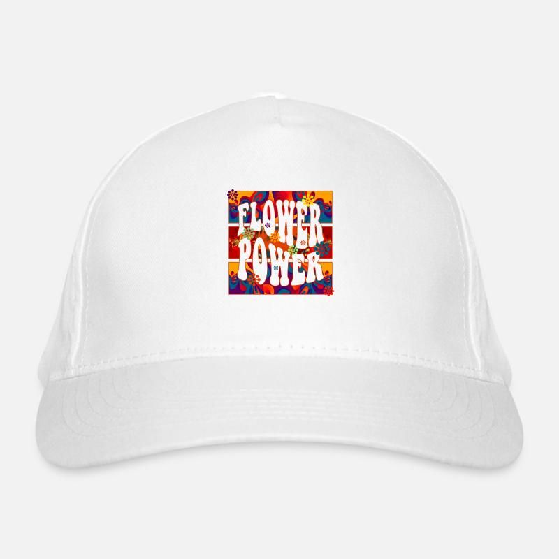 sentiment de pouvoir des fleurs Casquette classique bio
