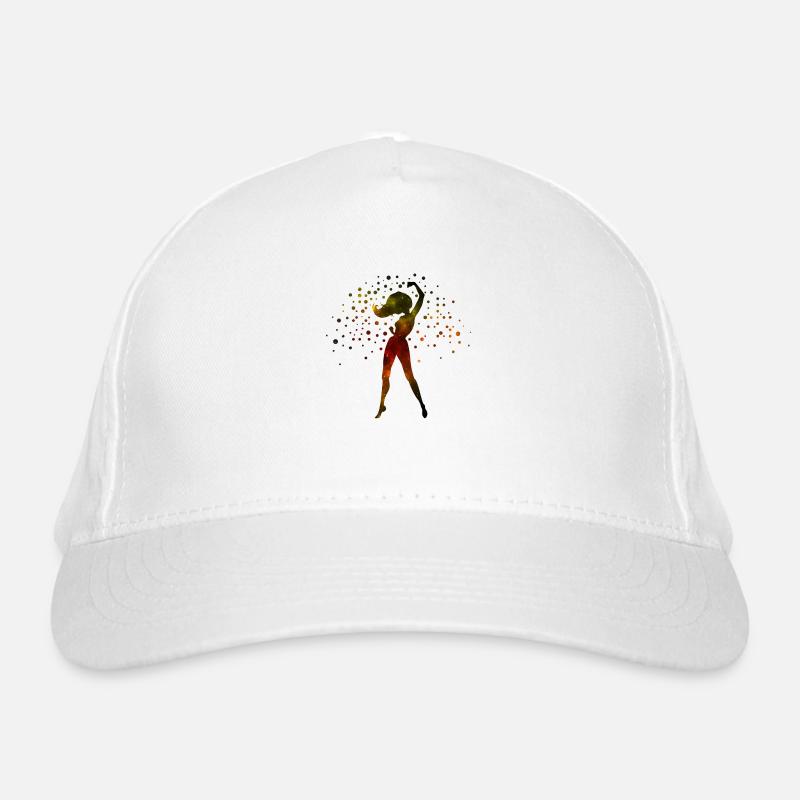 Galaxy Strong Pose - Bio-Baseballkappe - Weiß
