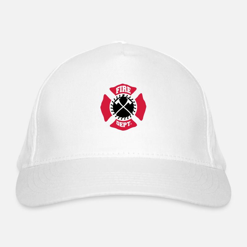 Feuerwehr Logo Symbol Design Bio-Baseballkappe
