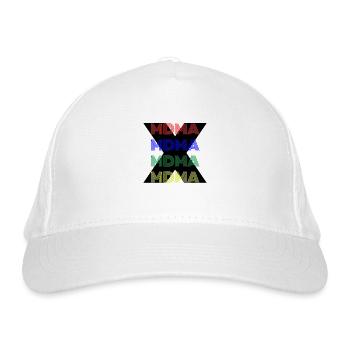 MDMA XTC Extasy - Organic Baseball Cap - white - Front
