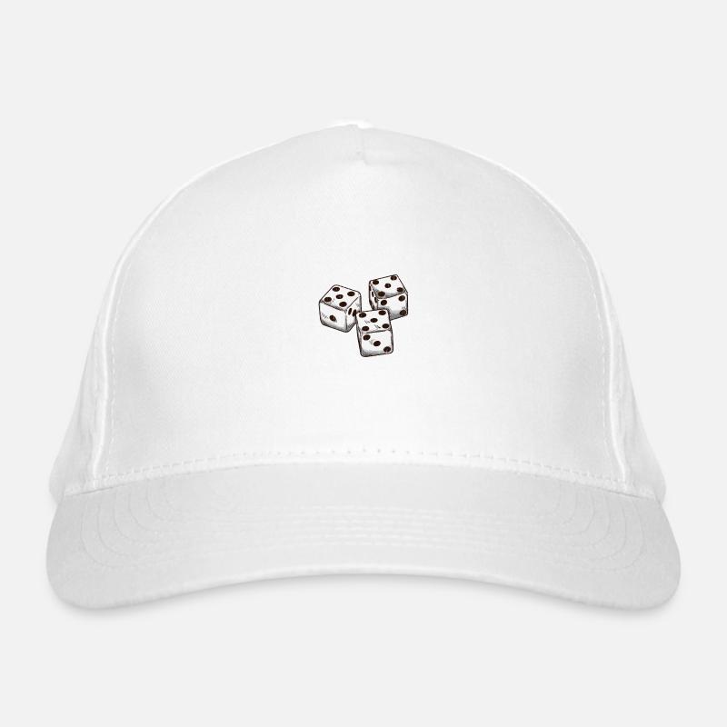 three dice Organic Baseball Cap