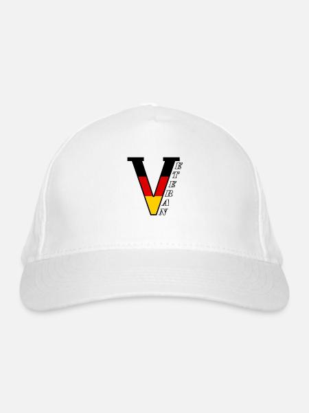 Veteran - Bio-Baseballkappe - Weiß