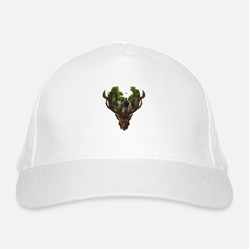 Hunter and hunting dog inseparable friendship Organic Baseball Cap