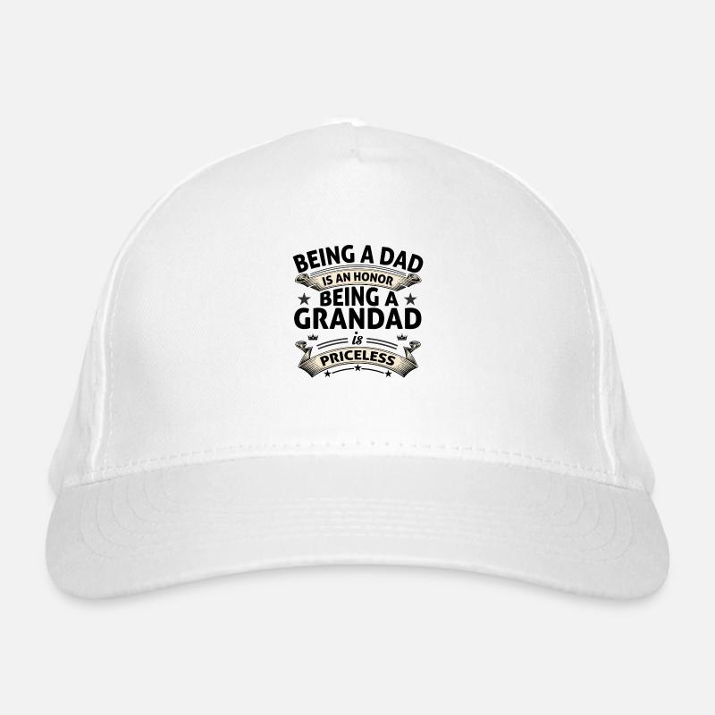 BEING A GRANDAD Organic Baseball Cap