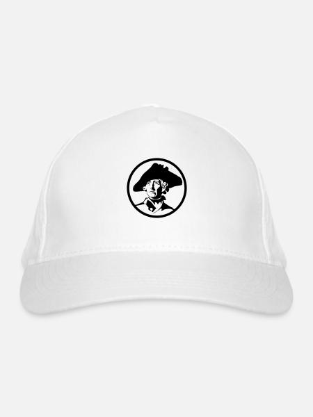 alter fritz potsdam - Bio-Baseballkappe - Weiß