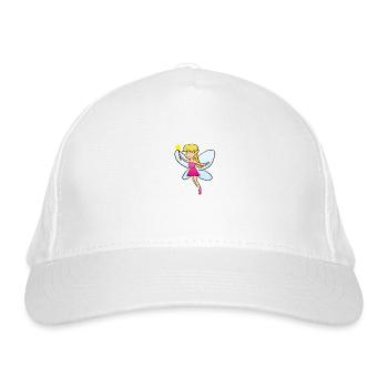 Fairy - Organic Baseball Cap - white - Front