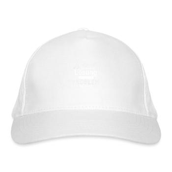 Lösung Problem - Bio-Baseballkappe - Weiß - Vorne