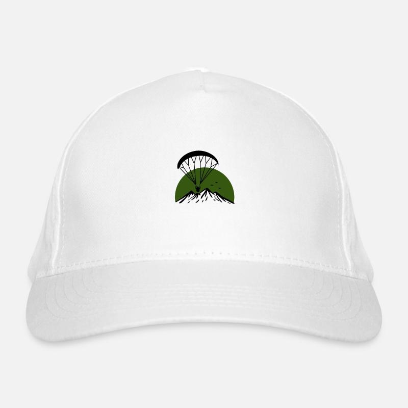 Paramotoring Retro Design Bio-Baseballkappe