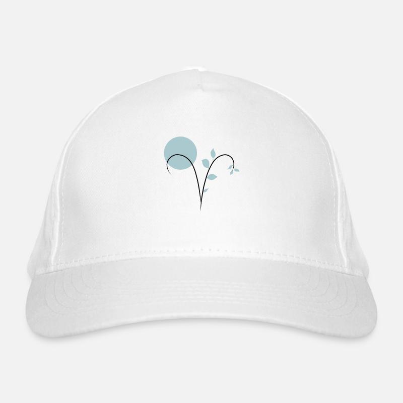Astrological sign ram Aries Organic Baseball Cap