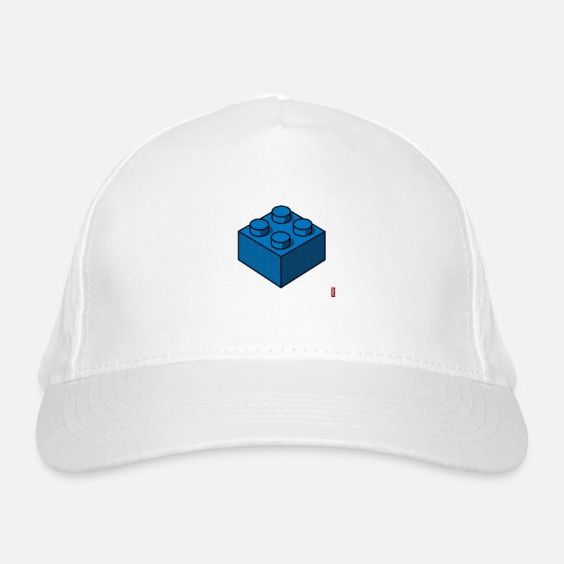 Building block Blue Organic Baseball Cap