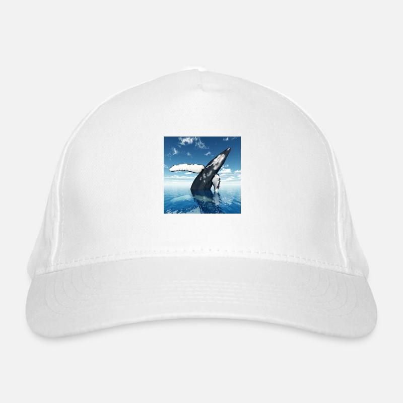 Humpback whale, whale, whale Organic Baseball Cap