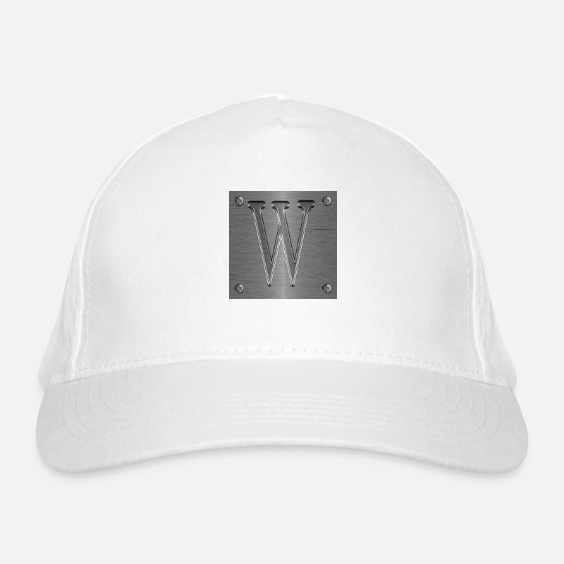 Monogramm W Bio-Baseballkappe