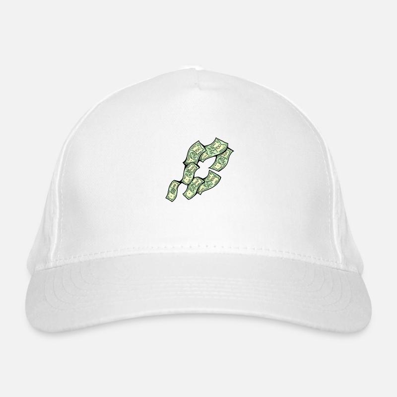Beaucoup d’argent s’envole vers vous pour la richesse et la prospérité. Casquette classique bio