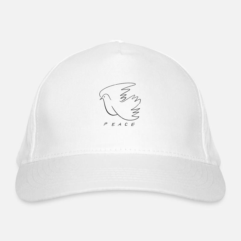 Friedenstaube Bio-Baseballkappe