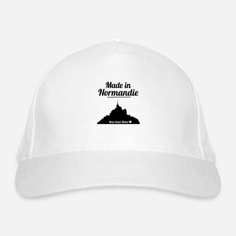 made in Normandie . Casquette classique bio