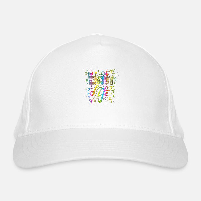Pensez en dehors des sentiers battus pensées positives heureuses Casquette classique bio