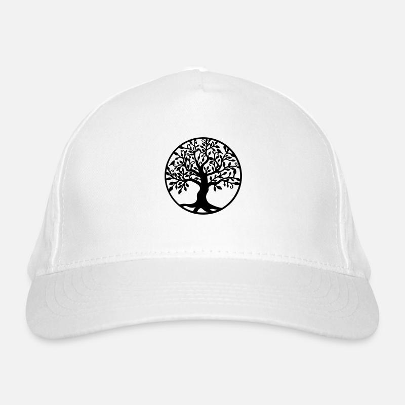 Baum des Lebens Bio-Baseballkappe