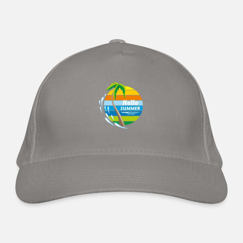 Hello Summer Organic Baseball Cap