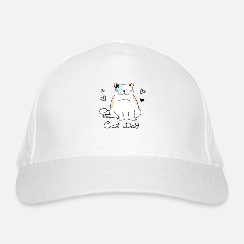Journée du chat Casquette classique bio