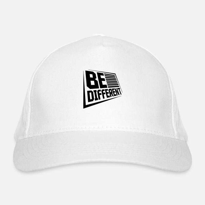 Soyez différent Logo Design Casquette classique bio