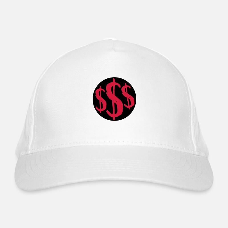 Rich 3 Dollar Sign Organic Baseball Cap