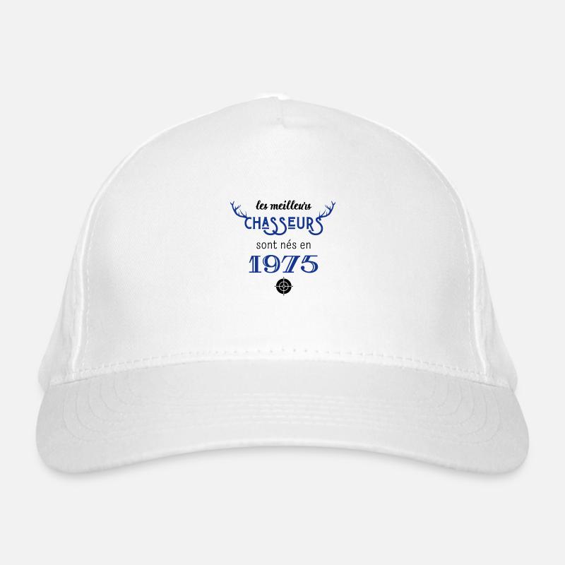 Anniversaire chasseur 1975 Casquette classique bio