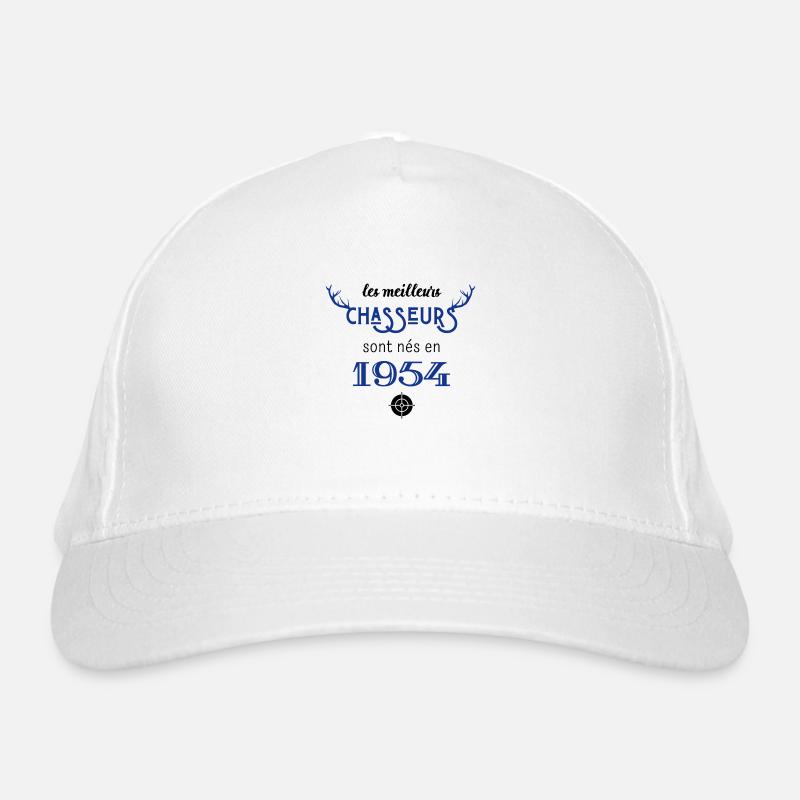 Anniversaire chasseur 1954 Casquette classique bio