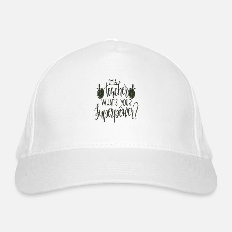 Étudiant 2023 Diplôme d’école d’enseignant d’étudiant du secondaire Casquette classique bio
