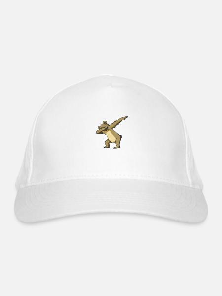 Doublage koala - Casquette classique bio - blanc - Devant