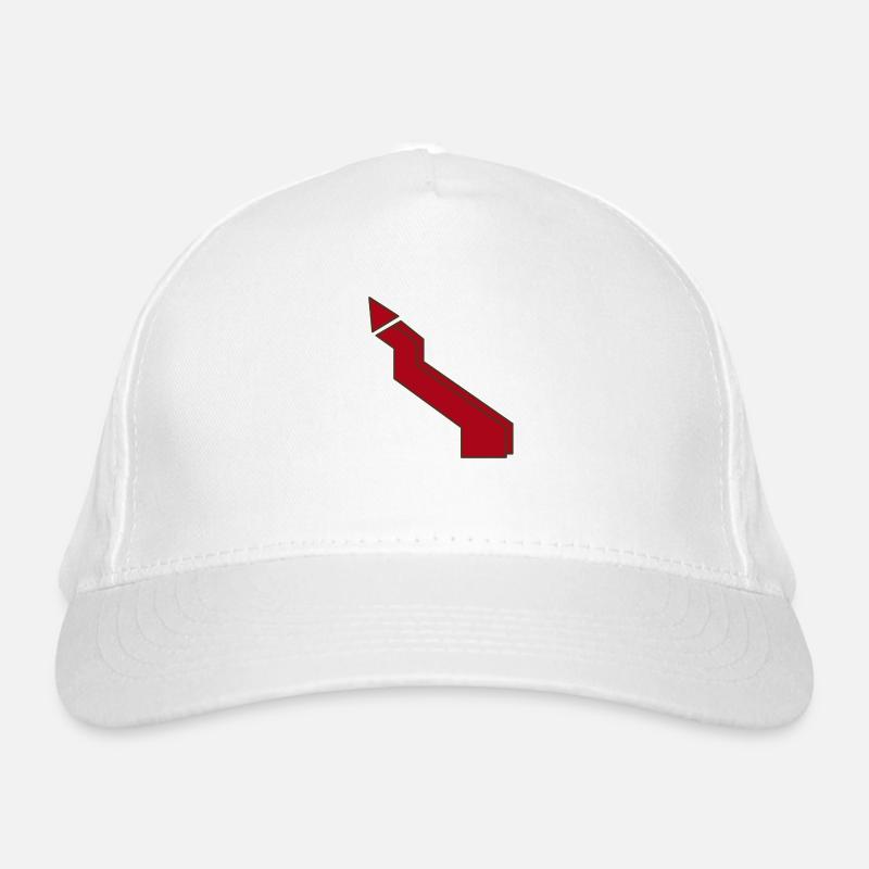 Blitz rot Bio-Baseballkappe