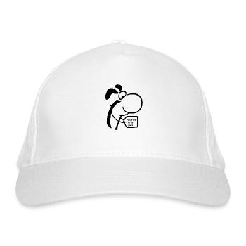 Bialumbo Positive Vibes Only - Organic Baseball Cap - white - Front