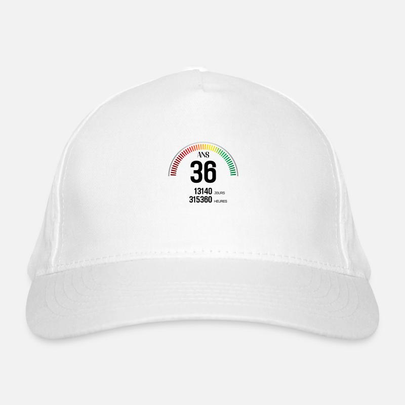 Anniversaire 36 ans Compteur Casquette classique bio
