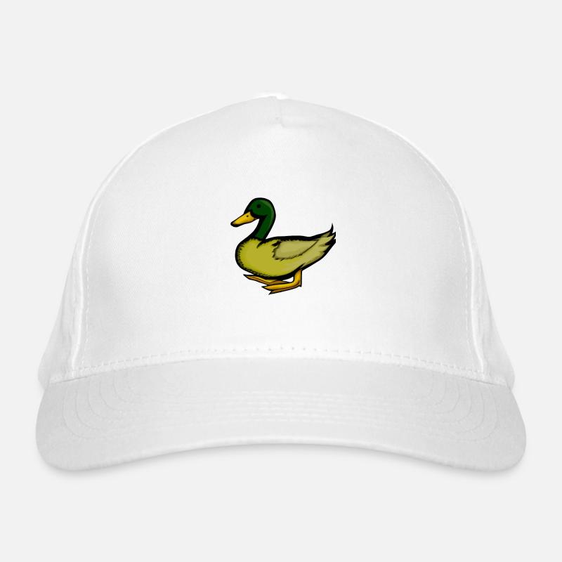 Duck Illustration Organic Baseball Cap
