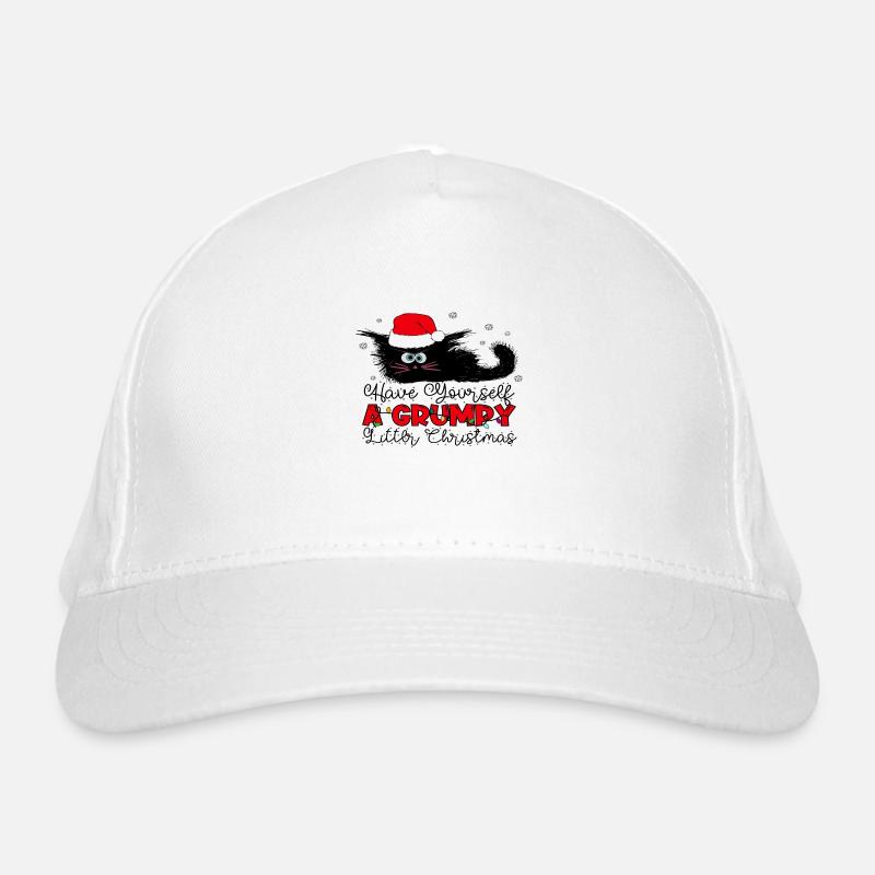Faites-vous une litière grincheuse Noël Casquette classique bio