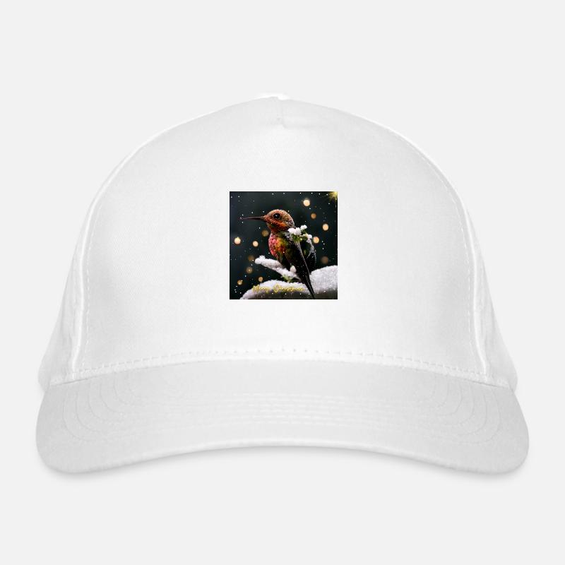 Thème de Noël classique avec des éléments dorés Casquette classique bio