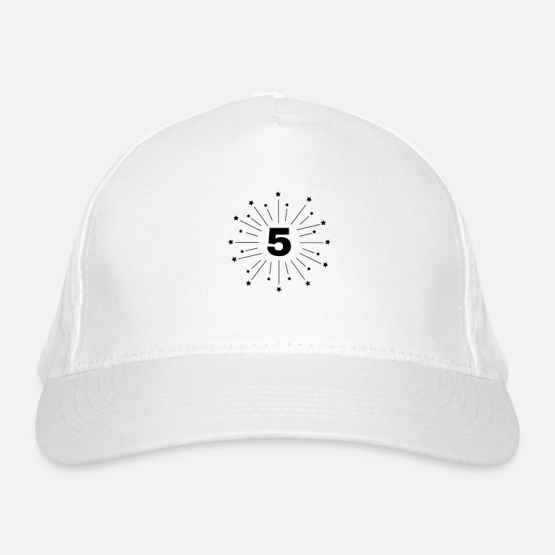 5th Starred Anniversary - 5 Years Gift Organic Baseball Cap
