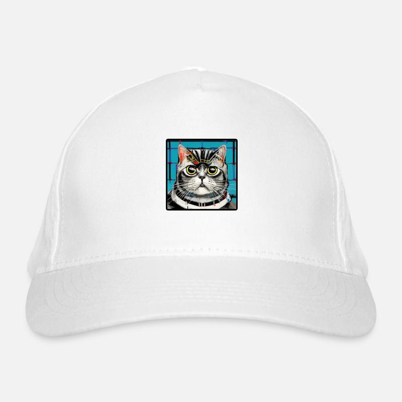 CooleKatze 4 Bio-Baseballkappe