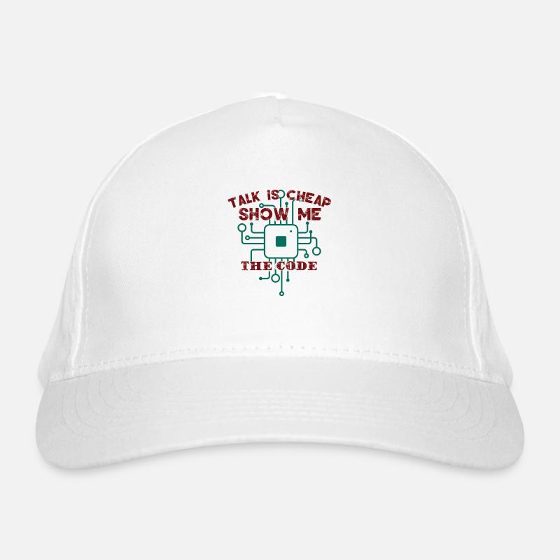Funny Coder Quote Programming Programmer Organic Baseball Cap
