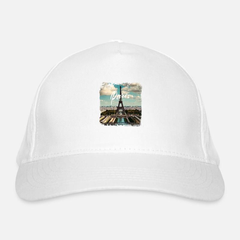 Paris Eiffelturm casual style Bio-Baseballkappe