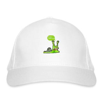 immer ich - Bio-Baseballkappe - Weiß - Vorne