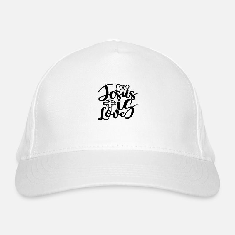 Jésus est amour Casquette classique bio