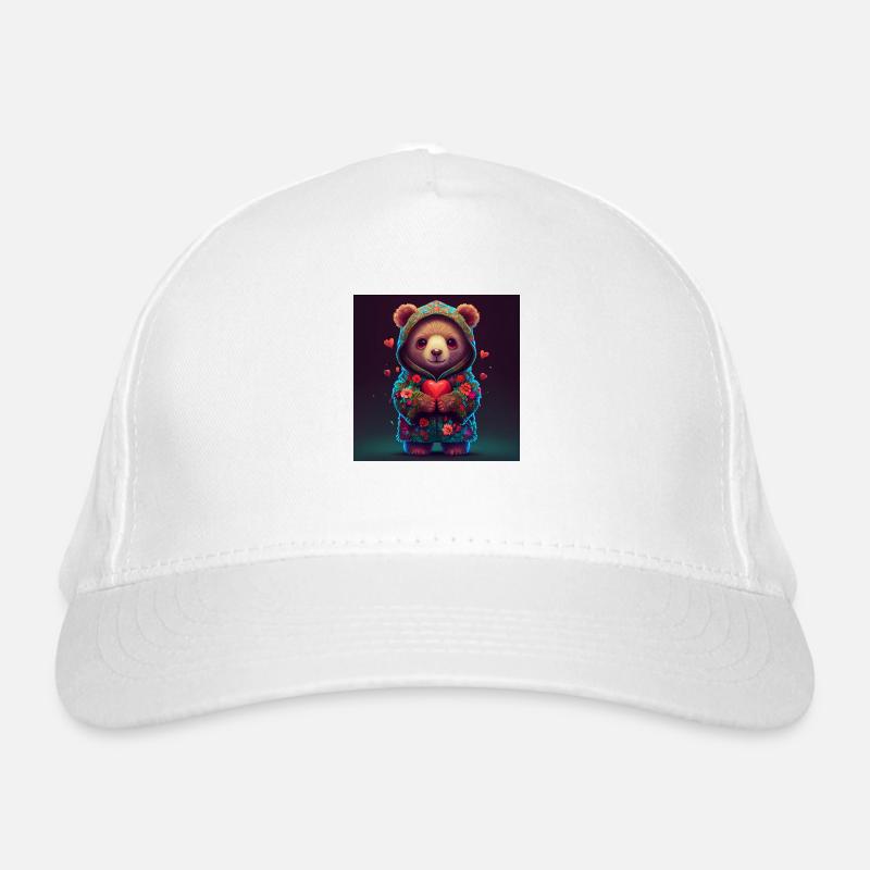 Cute Teddy Bear Organic Baseball Cap
